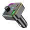 АЗП з FM-модулятором HOCO E81 Fantasy PD30W+QC3.0 car BT FM transmitter Black (6942007612296)