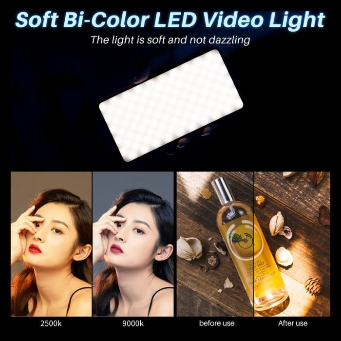 Відеосвітло Ulanzi VL200 Bi-color Led Light 8W Black (2481 VL200) (2481)