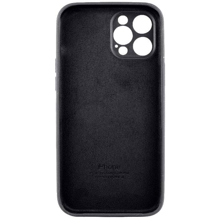Чохол для смартфона Silicone Full Case AA Camera Protect for Apple iPhone 12 Pro 14,Black (FullAAi12P-14)