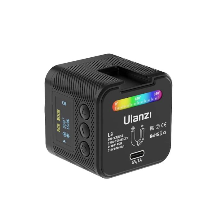 Відеосвітло Ulanzi L3 RGB COB Fill Light, 5W (UV-L052GBB1 L3 RGB) (L052GBB1)