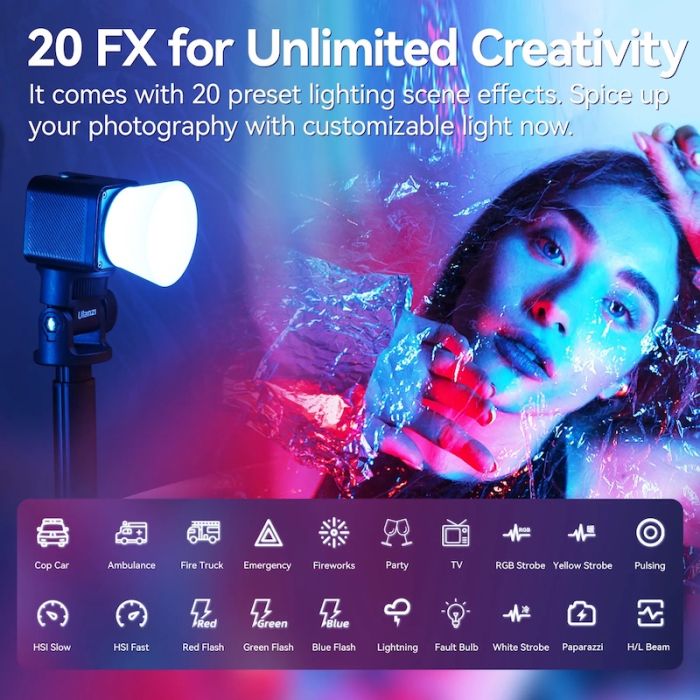 Відеосвітло Ulanzi L3 RGB COB Fill Light, 5W (UV-L052GBB1 L3 RGB) (L052GBB1)