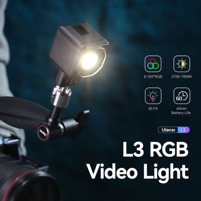 Відеосвітло Ulanzi L3 RGB COB Fill Light, 5W (UV-L052GBB1 L3 RGB) (L052GBB1)