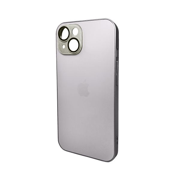Чохол для смартфона AG Glass Matt Frame Color Logo for Apple iPhone 15 Titanium Grey (AGMattFrameiP15Grey)