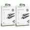 Кабель ACEFAST C1-03 Type-C to Type-C 3A, 1.2m, nylon, aluminum connectors, Black (6974316280521)