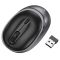 Маніпулятор миша HOCO GM34 Nuevo dual-mode business wireless mouse Black Metal Gray (6942007632782)