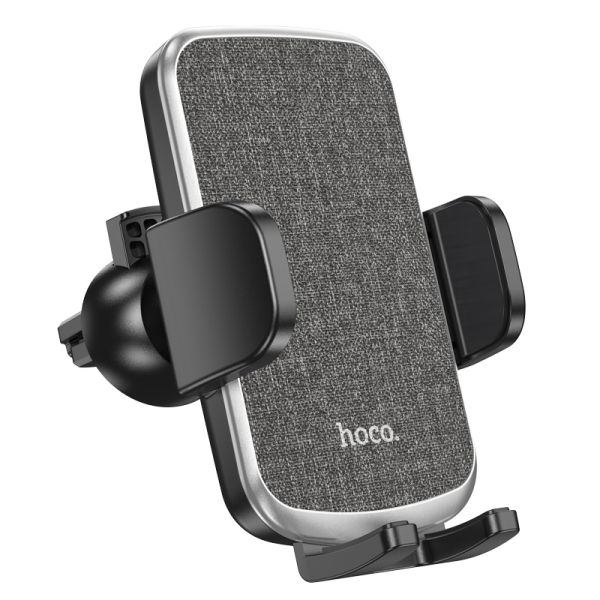 Автотримач для телефона HOCO CA94 Polaris push-type air outlet car holder Black (6931474758507)
