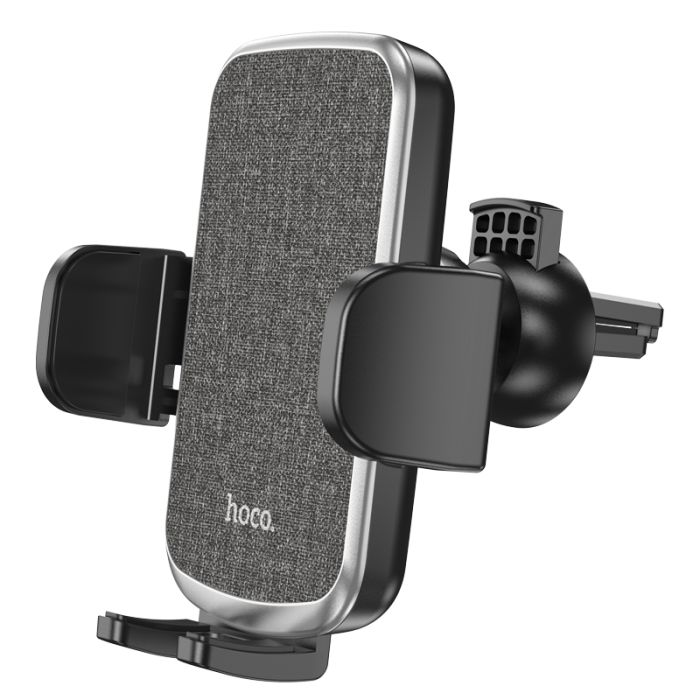 Автотримач для телефона HOCO CA94 Polaris push-type air outlet car holder Black (6931474758507)