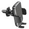 Автотримач для телефона HOCO CA94 Polaris push-type air outlet car holder Black (6931474758507)