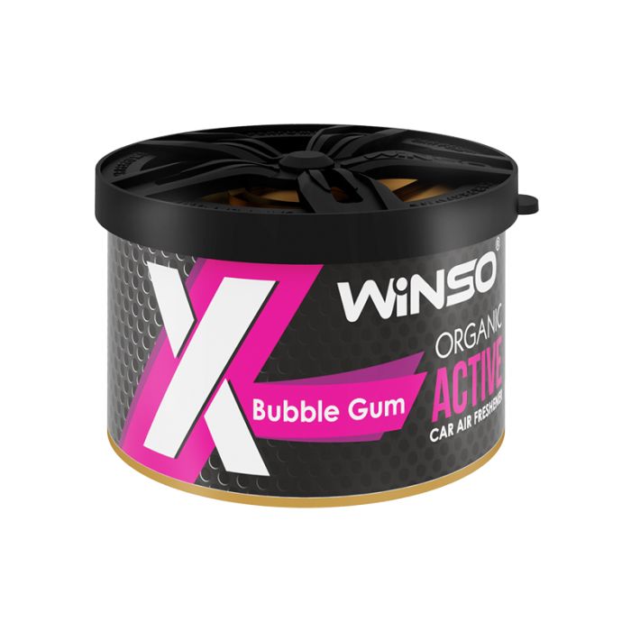Освіжувач повітря Winso Organic X Active / 533660 (Bubble Gum) Жувальна гумка 40г