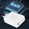 Мережевий зарядний пристрій WUW-C158 1USB 3Type-C + USB A PD100W white (WUW-C158)