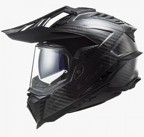 Мотошолом LS2 MX701 C Explorer Solid Gloss Carbon L