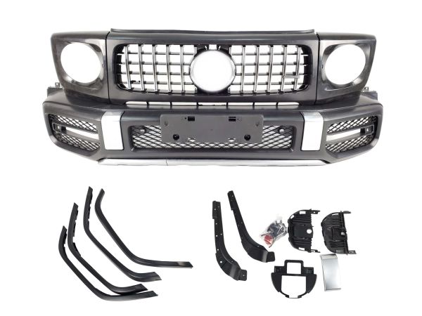 Передний бампер (стиль G63 AMG 2018+) на Mercedes-Benz G-Class W463 1990-2018 года