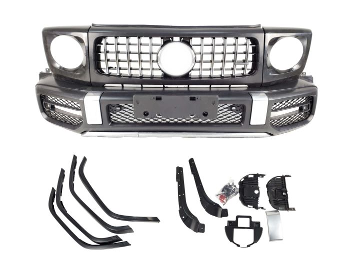 Передний бампер (стиль G63 AMG 2018+) на Mercedes-Benz G-Class W463 1990-2018 года