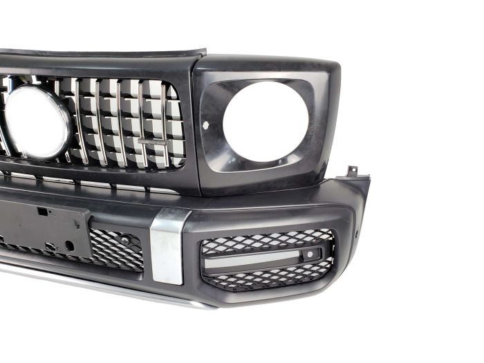 Передний бампер (стиль G63 AMG 2018+) на Mercedes-Benz G-Class W463 1990-2018 года