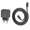 Мережевий зарядний пристрій з кабелем HOCO CS13A Ocean single port PD20W charger set(Type-C to Type-C) Black (6942007603843)