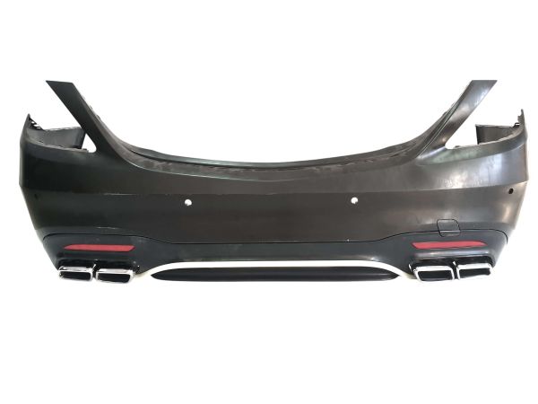 Задний бампер (стиль S63 AMG) на Mercedes-Benz S-Class W222 2017-2020 года