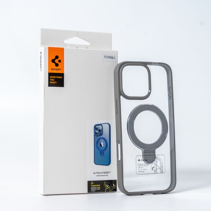 Чохол для смартфона Spigen AAA Magnetic Ring for Apple iPhone 13 Pro Max Grey (SPGMGRING13ProMaxGrey)