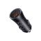 Автомобільний зарядний пристрій Baseus Golden Contactor Max Dual Fast Charger Car Charger U+C 60W Dark Gray (CGJM000113)