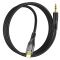 Аудіокабель HOCO UPA25 iP to 3.5mm male, nylon braid, 1m, Black (6931474791153)