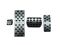Накладки на педали АКПП на Mercedes-Benz A-Class W176 2012-2015 года