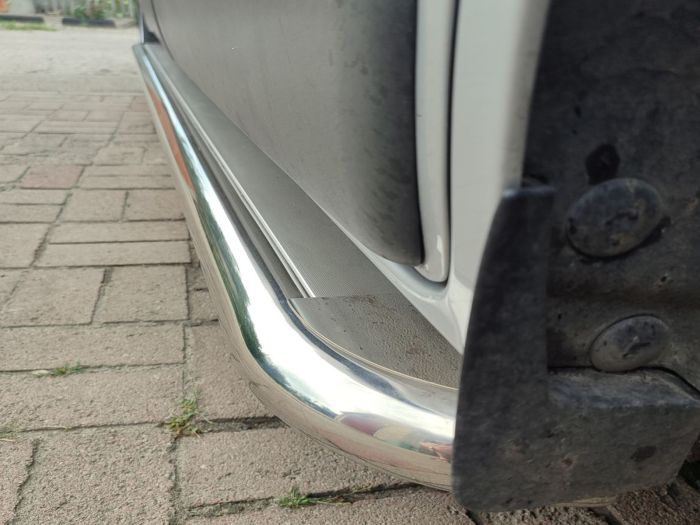 Боковые Подножки Premium (2 шт., Нержавейка) 60 мм, короткая база для Nissan Primastar 2002-2014 гг