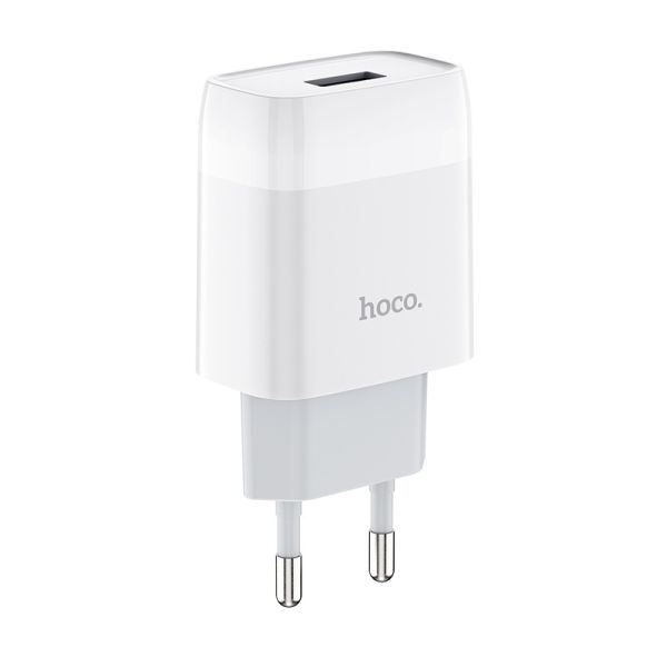 Мережевий зарядний пристрій HOCO C72A Glorious single port charger 10.5W White (6931474712899)
