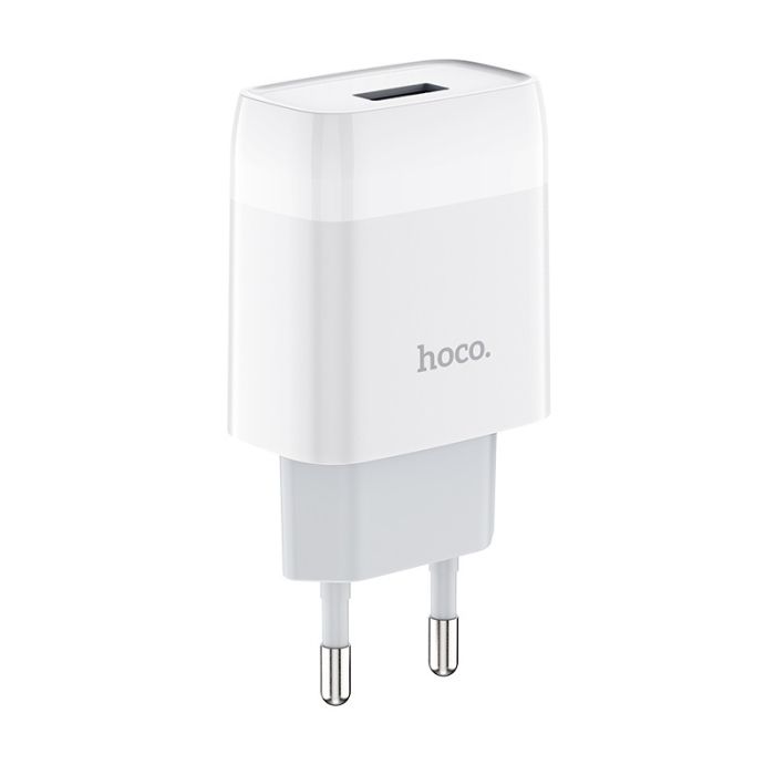 Мережевий зарядний пристрій HOCO C72A Glorious single port charger 10.5W White (6931474712899)