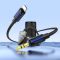 Аудіокабель BOROFONE BL20 True sound silicone digital audio conversion cable iP Black (6941991114397)