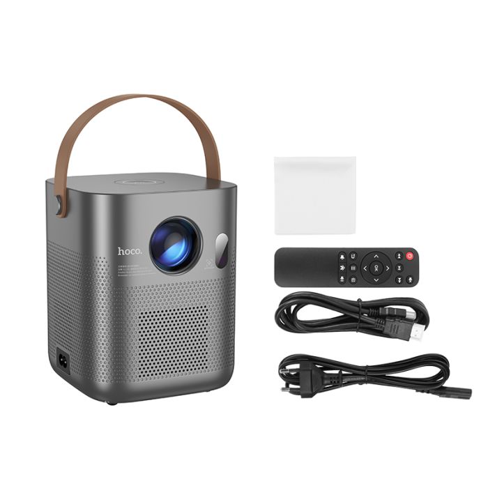 Проектор HOCO DT4 Wi-Fi 2.4/5 ГГц Smart full autofocus projector (720P Android version) EU (6942007645126)