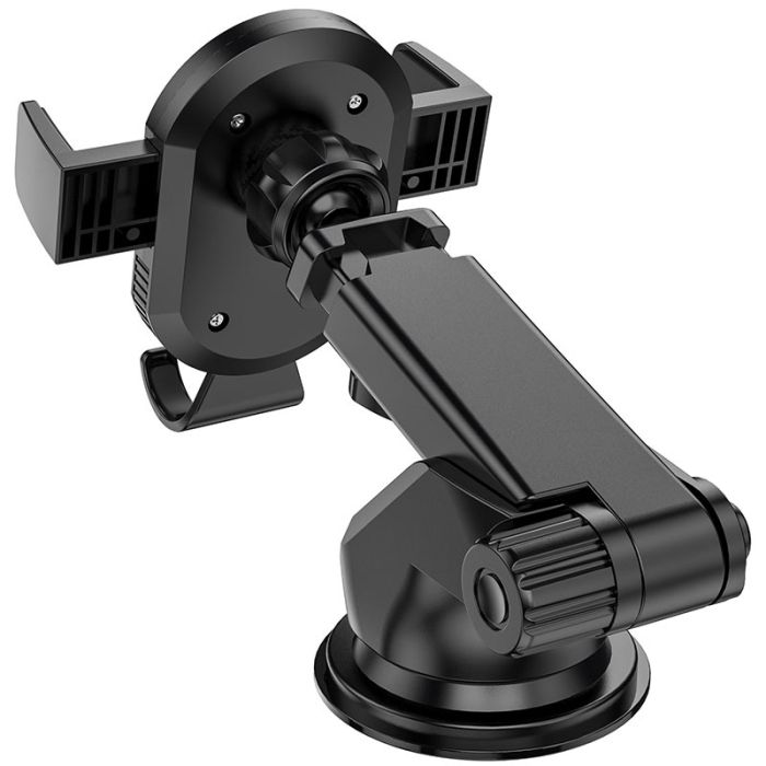 Автотримач для телефона BOROFONE BH39 Amazing bay one touch center console car holder Black (6931474742506)