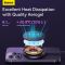 Бездротовий зарядний пристрій Baseus Simple Mini3 Magnetic Wireless Charger 15W Dusty Purple (CCJJ040205)