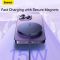 Бездротовий зарядний пристрій Baseus Simple Mini3 Magnetic Wireless Charger 15W Dusty Purple (CCJJ040205)