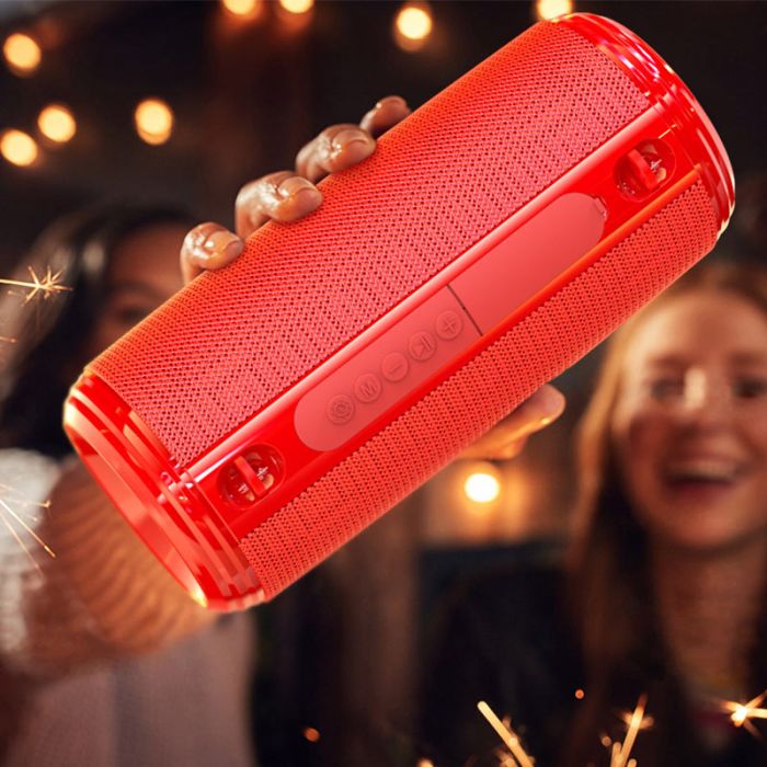 Портативна колонка BOROFONE BR12 Amplio sports wireless speaker Red (6931474735638)