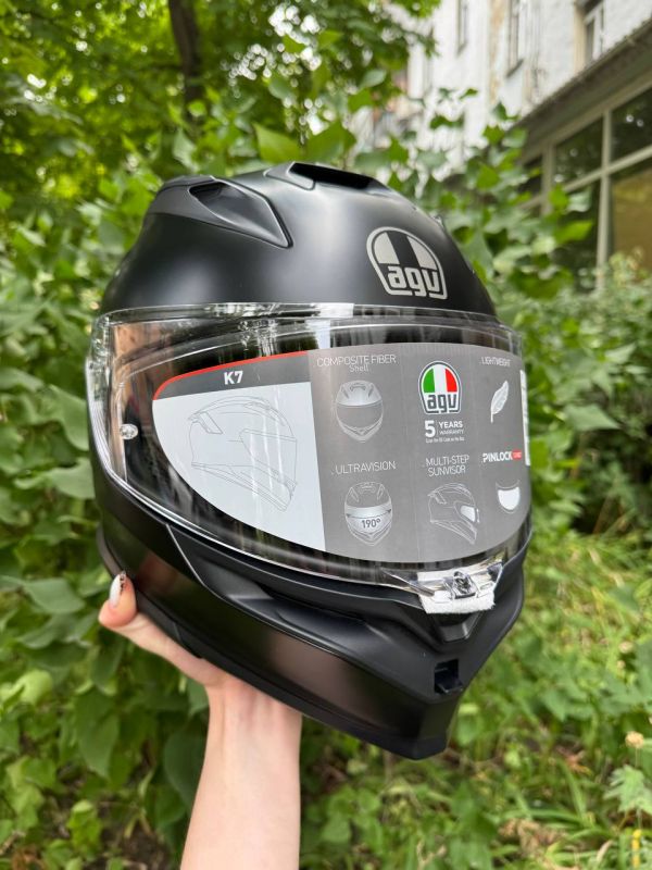 Мотошолом AGV K7 (E2206) Matt Black S