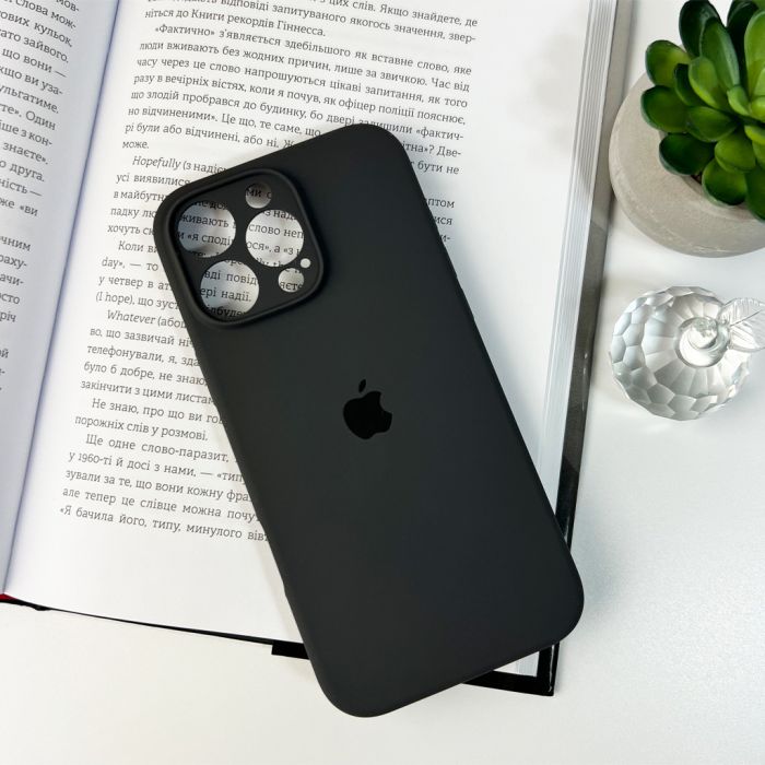 Чохол для смартфона Silicone Full Case AA Camera Protect for Apple iPhone 16 Pro Max 12,Dark Grey (FullAAi16PM-12)