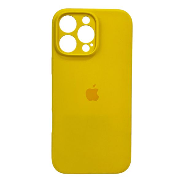 Чохол для смартфона Silicone Full Case AA Camera Protect for Apple iPhone 16 Pro Max 56,Sunny Yellow (FullAAi16PM-56)