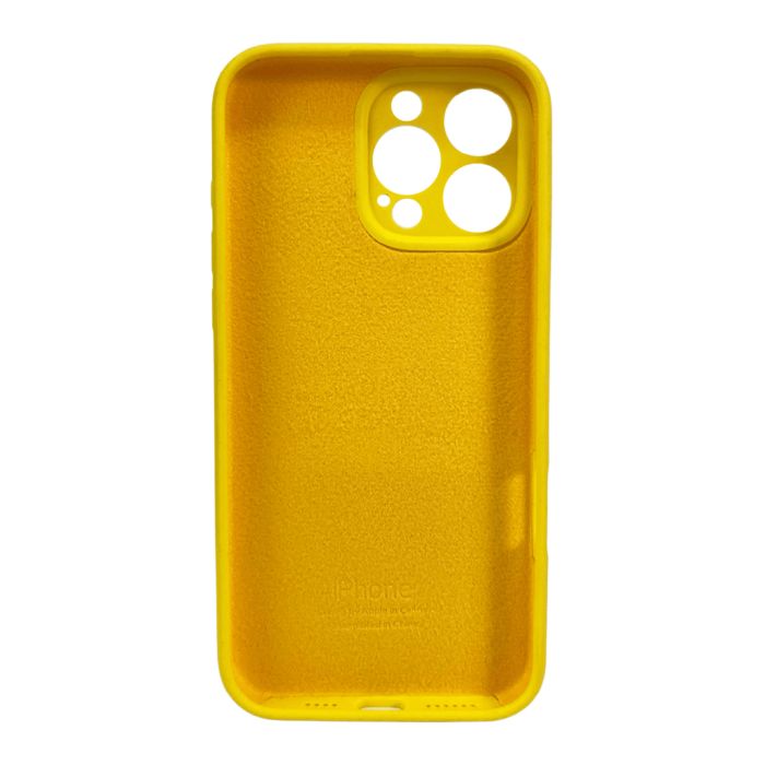 Чохол для смартфона Silicone Full Case AA Camera Protect for Apple iPhone 16 Pro Max 56,Sunny Yellow (FullAAi16PM-56)