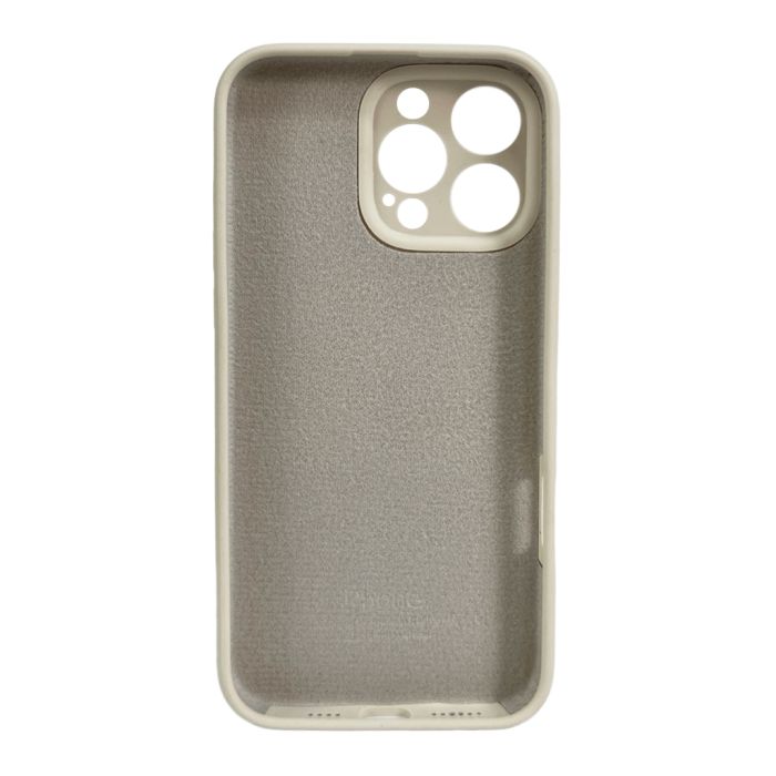 Чохол для смартфона Silicone Full Case AA Camera Protect for Apple iPhone 16 Pro Max 9,Antique White (FullAAi16PM-9)