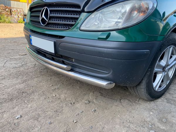 Передняя защита ST014 (нержавейка) 2004-2010, 60 -2026 42мм для Mercedes Vito W639