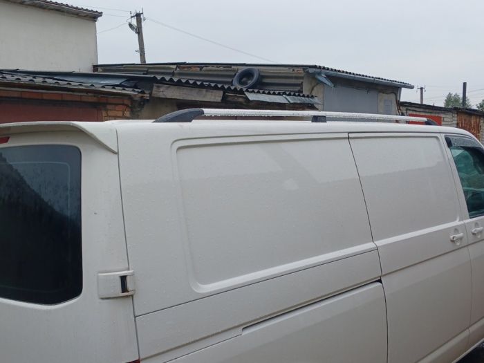 Хромированные Рейлинги Короткая база, металлические ножки для Volkswagen T5 Transporter 2003-2010 гг