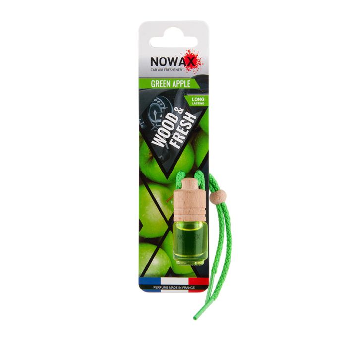 Ароматизатор для авто Nowax Wood and Fresh Green apple 5 мл для салона машины (NX07705)