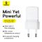 Мережевий зарядний пристрій Baseus Palm Fast Charger 1C 20W EU Moon White (P10111602213-00)