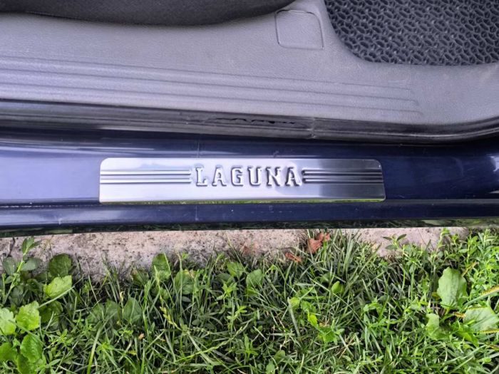 Накладки на пороги OmsaLine (4 шт., нержавейка) для Renault Laguna 2001-2007 гг