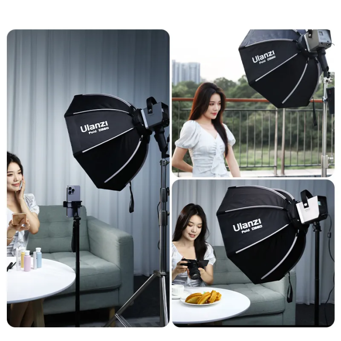 Софтбокс Ulanzi Vijim 40cm Octagonal Softbox with Mini Bowens Mount and Grid (L066 LAS002) (L066)