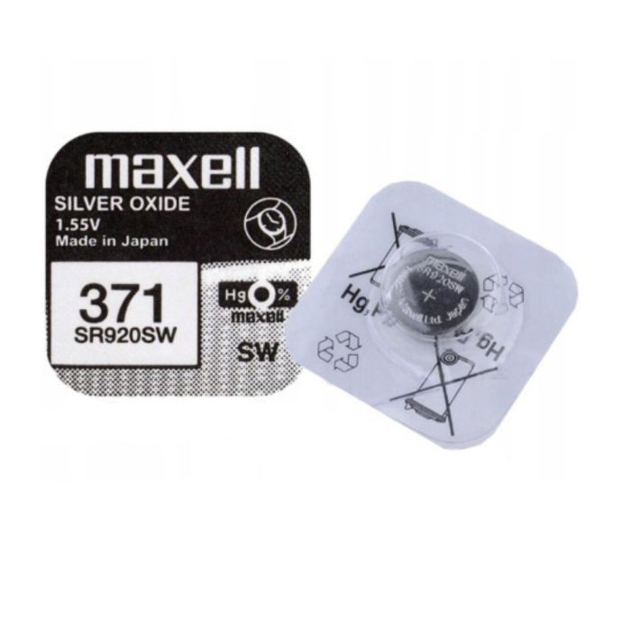 Батарейка MAXELL SR920SW 1PC EU MF (371) A 1шт (M-18290100) (4902580132361)
