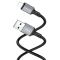 Кабель BOROFONE BX83 iP Famous silicone charging data cable Black (6974443386356)
