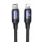 Кабель Usams US-SJ522 U71 Type-C to Lightning 20W PD Fast Charging 2m black (SJ522USB01)