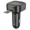 АЗП з FM-модулятором BOROFONE BC43 Flash QC3.0 car BT FM transmitter 18W Black (6974443387223)