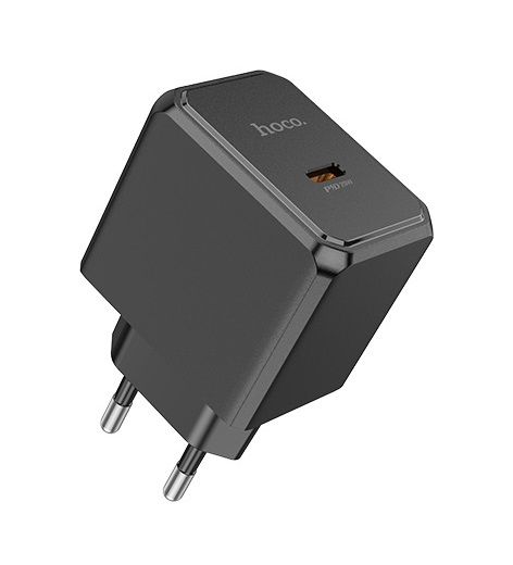 Мережевий зарядний пристрій HOCO CS13A Ocean single port PD20W charger Black (6942007603805)