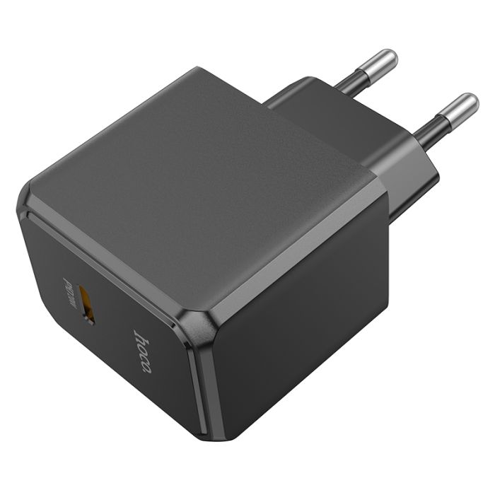 Мережевий зарядний пристрій HOCO CS13A Ocean single port PD20W charger Black (6942007603805)